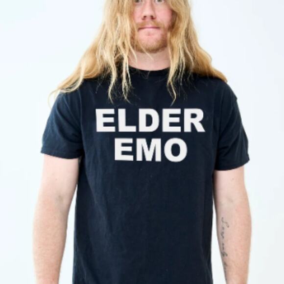 Jac Vanek Elder Emo T-Shirt Black size medium - Picture 2 of 7